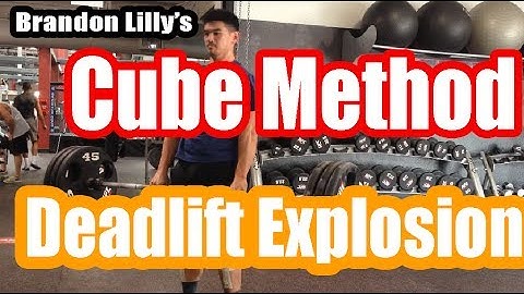 Speed Deadlifts Cube Method