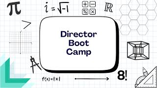 Math Explorers Director’s Boot Camp