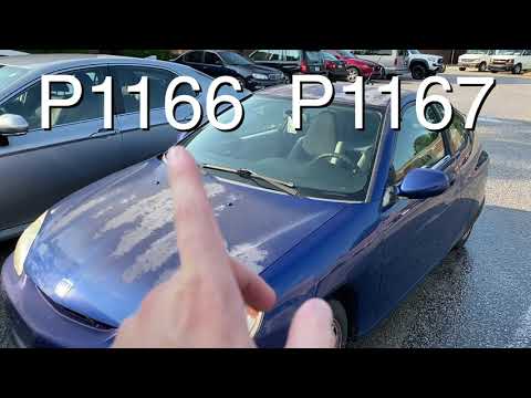 2001 Honda Insight O2 sensor and P1166 P1167 fix