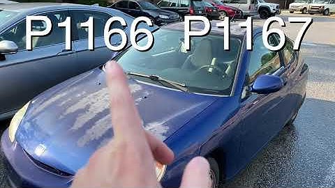 2001 Honda Insight O2 sensor and P1166 P1167 fix