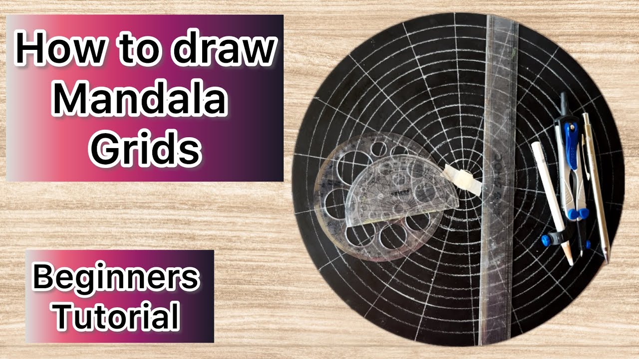 The BEST Way to Draw Mandala Guidelines