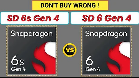 Snapdragon 6s Gen 4 Vs Snapdragon 6 Gen 4 | Full Specs Comparison | New Processor