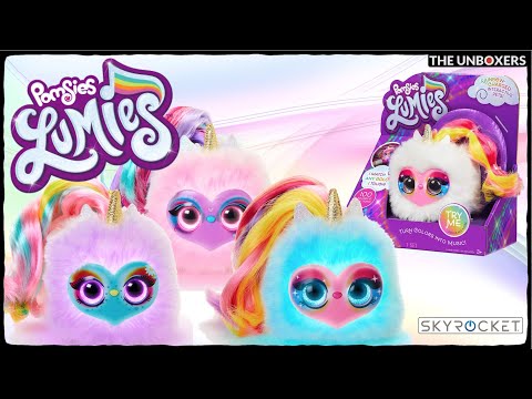Pomsies Lumies Color Changing Musical Pom Pom Pets - YouTube