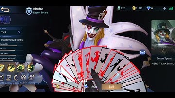 Skin KUFRA STARLIGHT FULL EFFECT FULL AUDIo - Mobile Legend