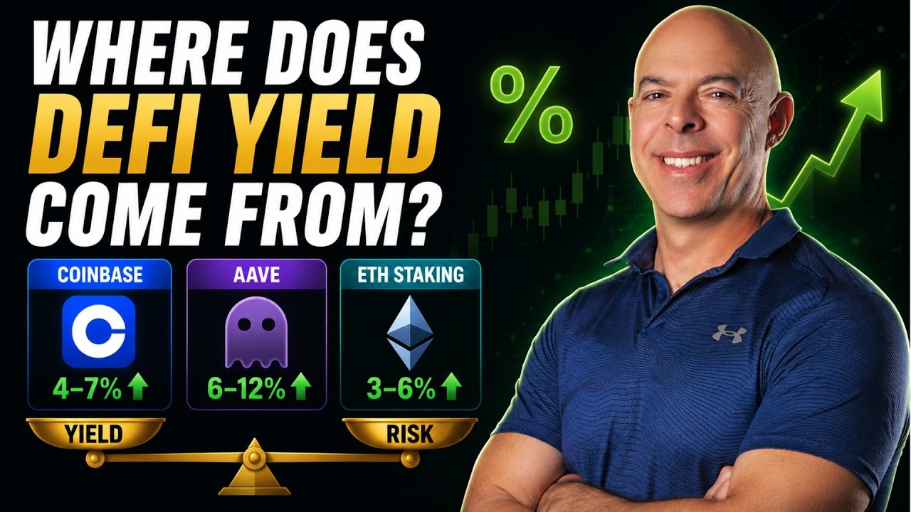 How Crypto Yield Really Works: Coinbase, Aave & Ethereum Staking (Crypto School Live Training)