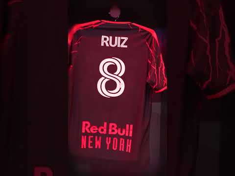 Geeting settled in. #rbny #footballshorts #soccershorts #Davidruiz #jersey