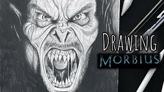 Drawing MORBIUS - The Living Vampire ✏️ Pencil Art ✏️