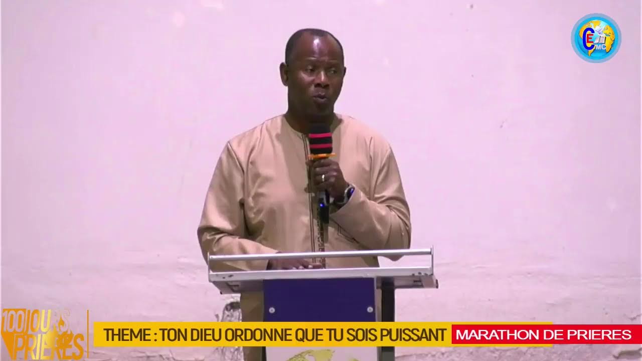 ✔Thème :TON DIEU ORDONNE QUE TU SOIS PUISSANT comme Orateur :PROPHETE PROPHETE WILFRID NGALIEMA