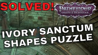 Shapes Wall Puzzles Ivory Sanctum Pathfinder Wrath of the Righteous Ivory Sanctum Puzzles Solved