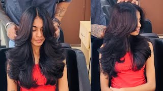 HOW To Advance Layers with Feather Haircut for beginners kaise karen explain kiya hun aapko