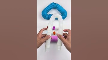 Creating ASMR to Style Crunchy POP TUBE #diy #satisfyingvideos #relaxing #oddasmr #funny #insideout