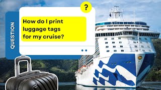 The Ultimate Guide to Luggage Tags on Princess Cruises