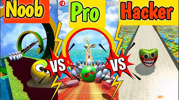 Going Balls | MAX LEVEL NOOB vs PRO vs HACKER  Satisfying Mobile Game #shorts #ytshorts  #youtube
