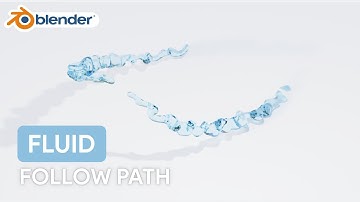 Tutorial Blender 3D - Make a Fluid follow any path!