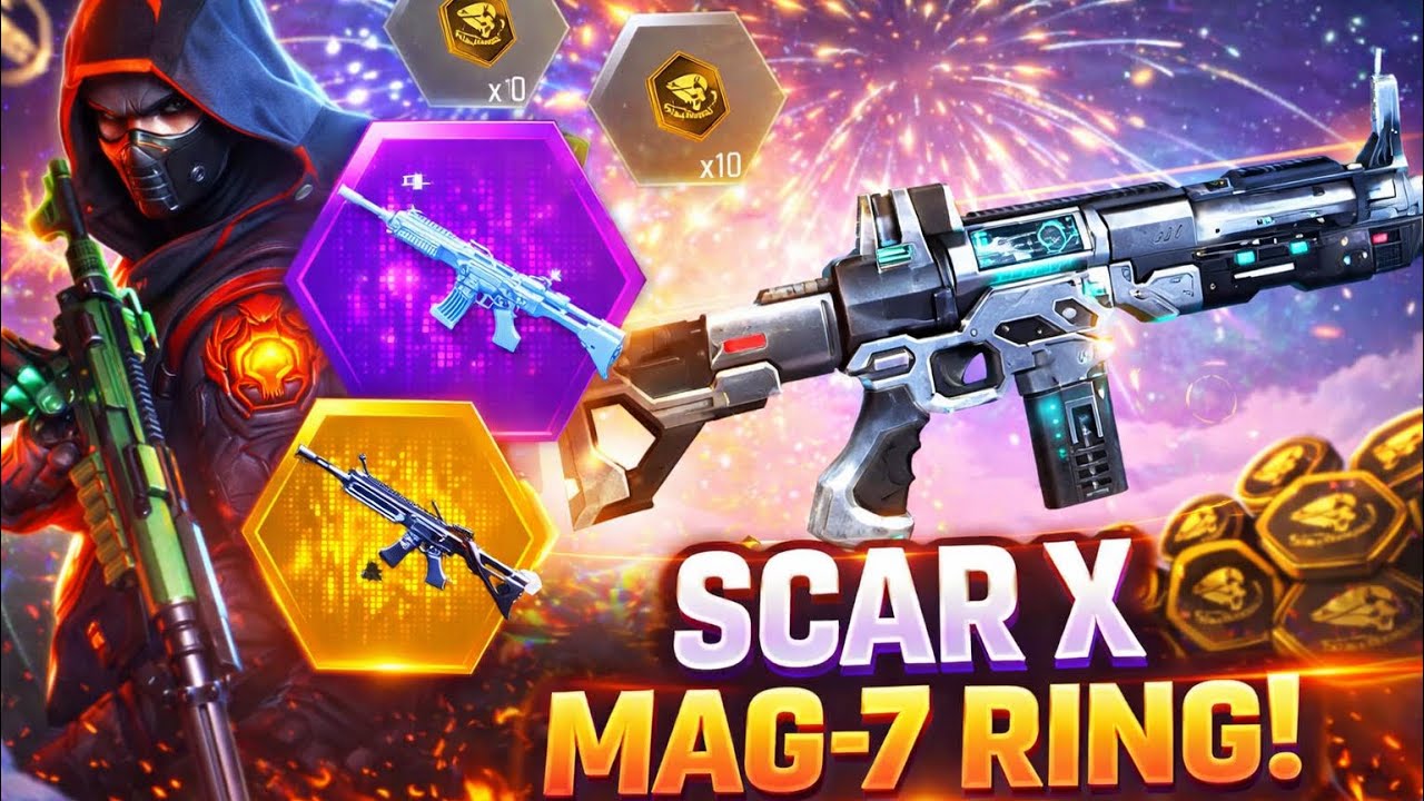 Free fire# titan scar ring event ￼￼