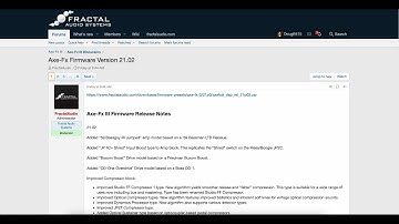 Axe-Fx III - Firmware 21.02 Has Been Released!