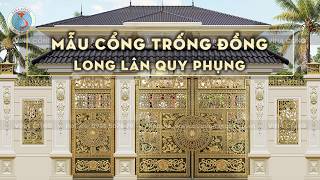 4 Công đoạn sơn hoàn thiện 6 lớp Mẫu cổng Trống Đồng - Long Lân Quy Phụng