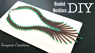 Christmas Gift Idea || DIY Beaded Necklace