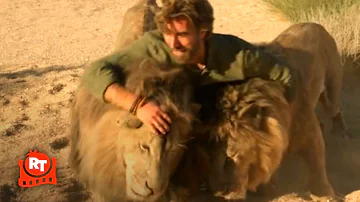 Beast (2022) - Lion Hugs Scene | Movieclips