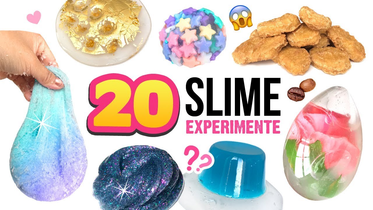 Update 20 DIY SCHLEIM Experimente!!! Verrückte Sachen in SLIME MISCHEN! 😱 Schleim Spiel Deutsch German