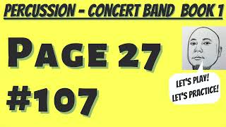 Sound Innovations SNARE DRUM Number 107 - Tempo 90 [Let’s Practice] [Let’s Play] (2020)