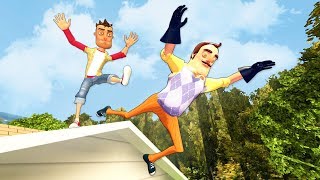 Hello Neighbor: Ragdolls Jumps & Falls [GMOD] - Episode 19