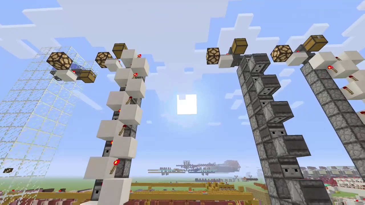 4 Item Elevators, Minecraft, Xbox One, TU55