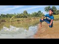 Fishing Video || Village boys know all kinds of fishing techniques and use the right food