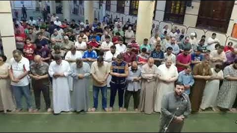 صلاة الفجر ليلة ٢٩رمضان ١٤٤٠بمسجد الفاروق بشربين آيات من سورة الزمر