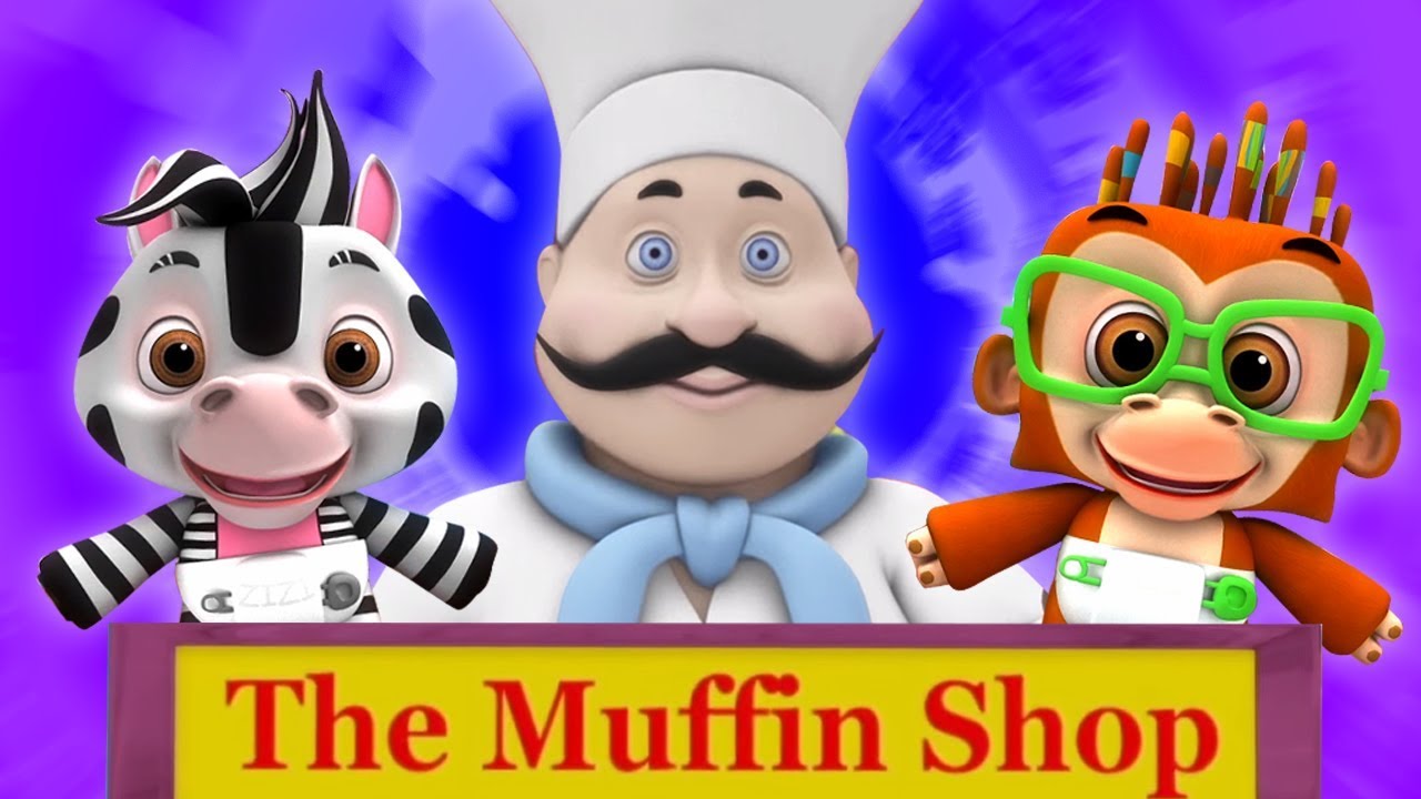 ⁣la muffin homme | chansons pour enfants | aliments chanson | Little Treehouse Française