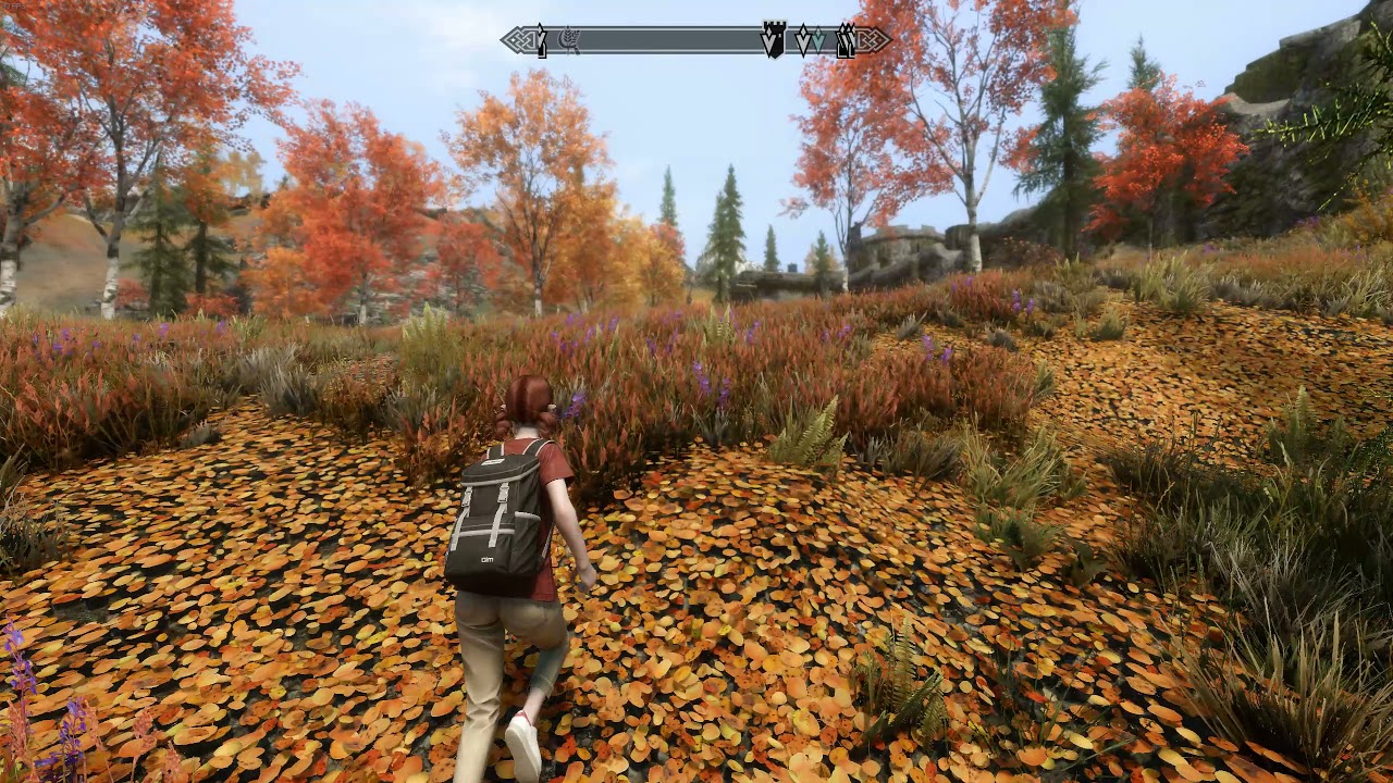 Skyrim SE - Test mods : Re-Engaged ENB + Obsidian Weather + Aspen ablaze