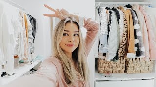 Organizing my new closet + first time at applebees!