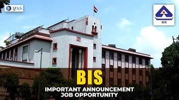 IMPORTANT ANNOUNCEMENT JOB OPPORTUNITY AT BIS