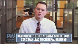 Common Antidepressants Lead to Cerebral Bleeds - Attorney Michael Werner of Parker Waichman