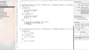 Simple UIPickerView. Part 3 Xcode 6. iOS 8. Swift.