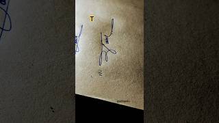 How to signature with 🖊️ T 💖 latter 💞 ? #signature