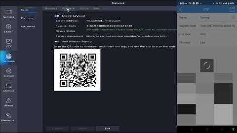 UNV - HOW TO ADD UNV NVR TO EZCLOUD ACCOUNT