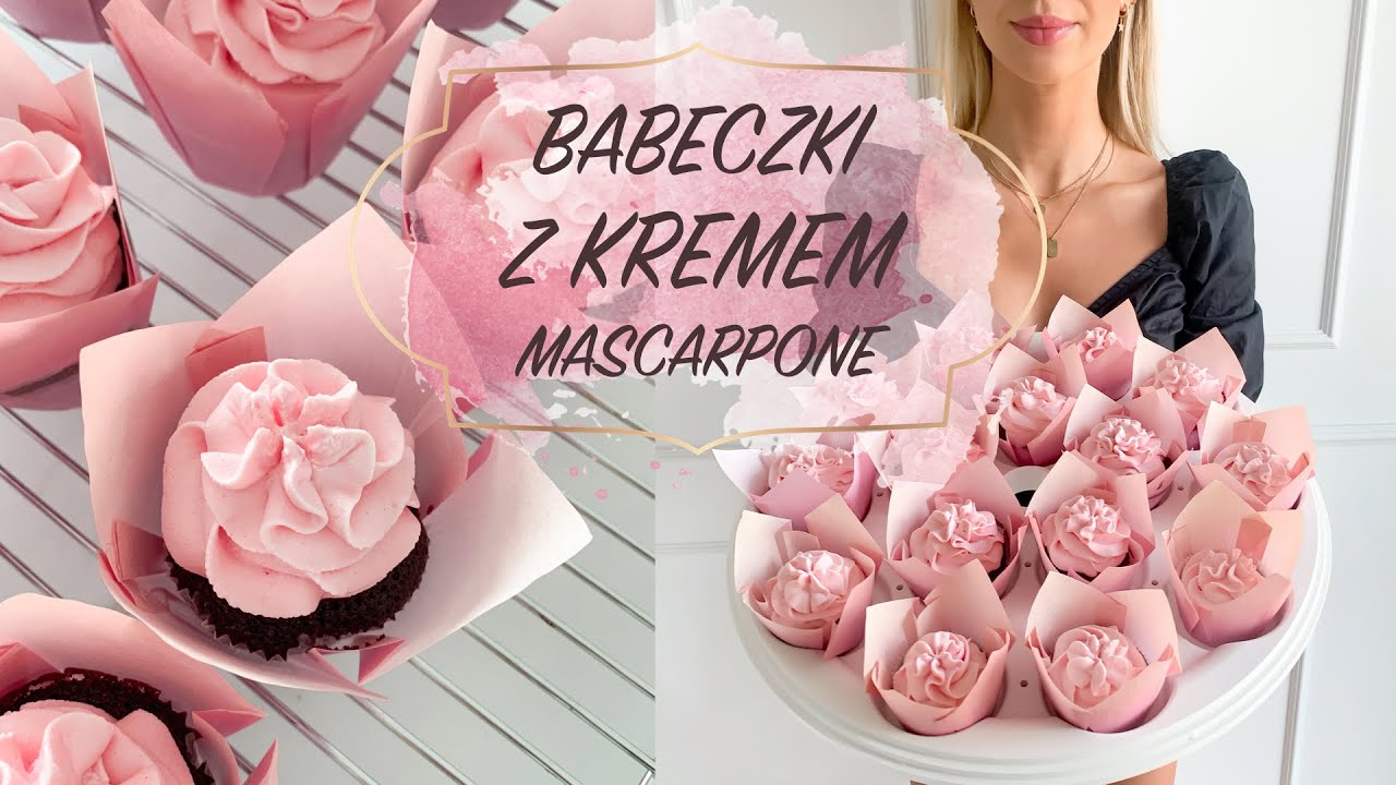 BABECZKI CZEKOLADOWE Z KREMEM MASCARPONE I OWOCAMI 😍✨🙌🏼 // ladycolour słodki vlog