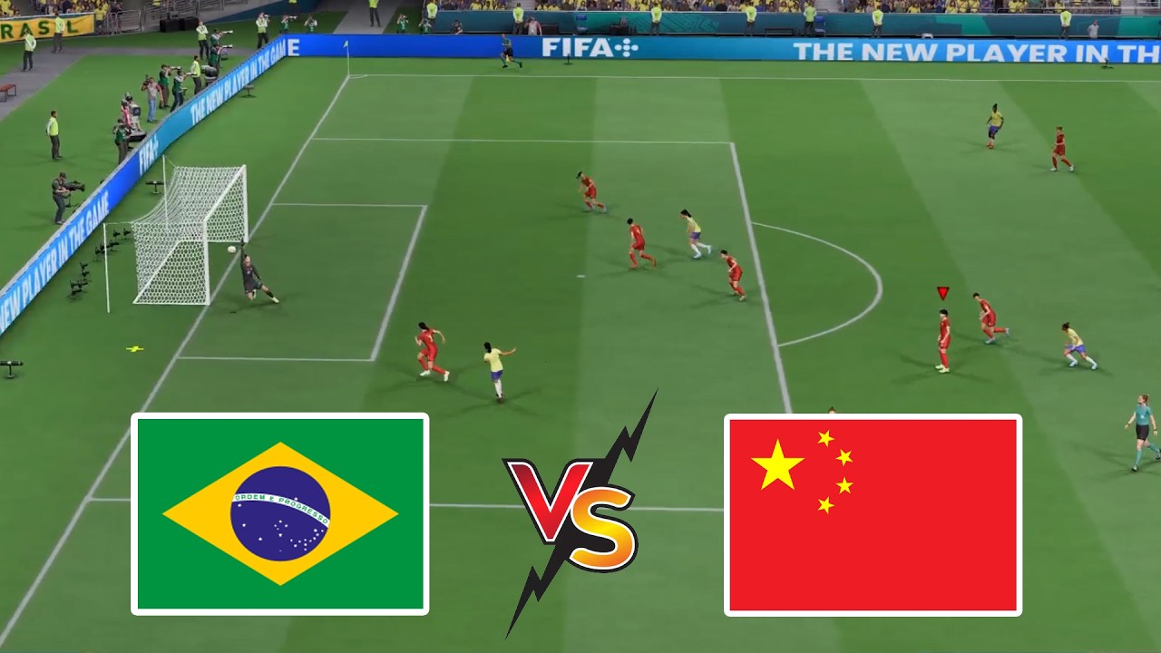 February 22,2026 | BRAZIL WNT vs CHINA WNT | Women’s football showdown | EA FIFA23