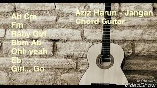 Vignette de la vidéo "Aziz Harun - Jangan (Lirik & Chord Gitar )"