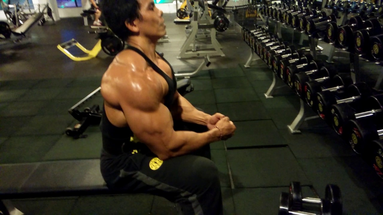 Video Full Putu sembah Lagi Program Latihan membentuk otot Bahu di gold