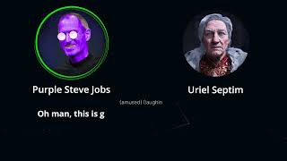 Ai Uriel Septim & Purple Steve Jobs Why Is My Pee Blue Today