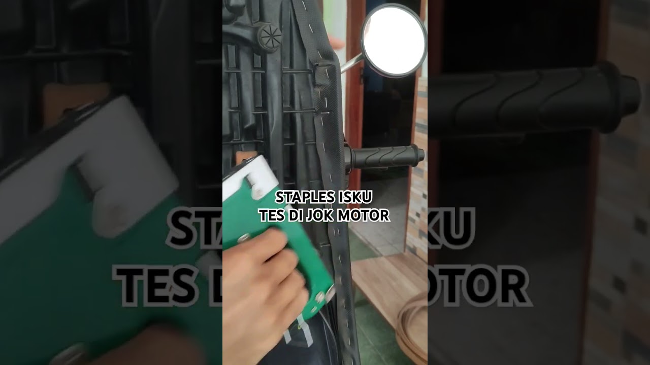 tes staples issku buat jok motor