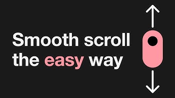 Lenis smooth scroll in under 4 minutes