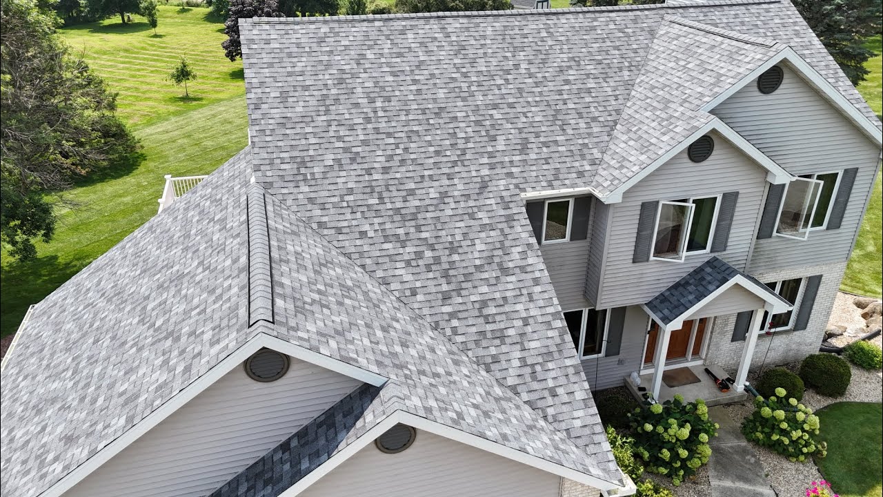 A Beautiful New Slatestone Gray Roof In Verona. 