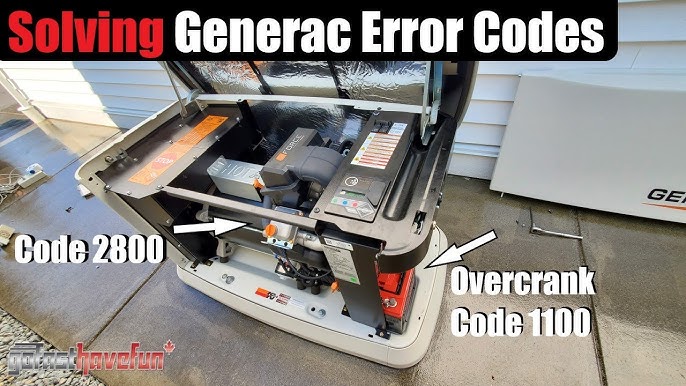 What are the Codes for a Generac Generator? Unlock the Secrets
