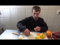 Золотая рыбка из апельсина- Фруктовый мастер - Fruitm