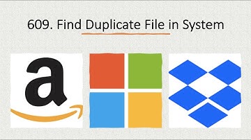 Find Duplicate File in System | Leetcode 609 | String Map | Amazon Microsoft Dropbox | Follow Up