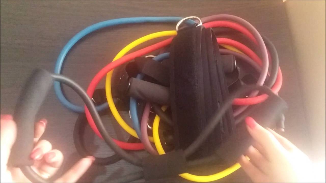 Booty Bands - Set Di 3 Fasce Elastiche In Tessuto Per Fitness E Yoga - Resistenza Progressiva Per Glutei E Gambe - Con Borsa Trasporto Inclusa - 2