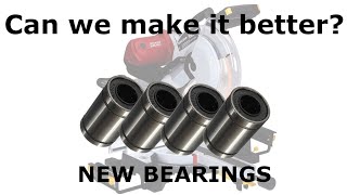 Bearing upgrade/hack for Harbor Freight miter saw